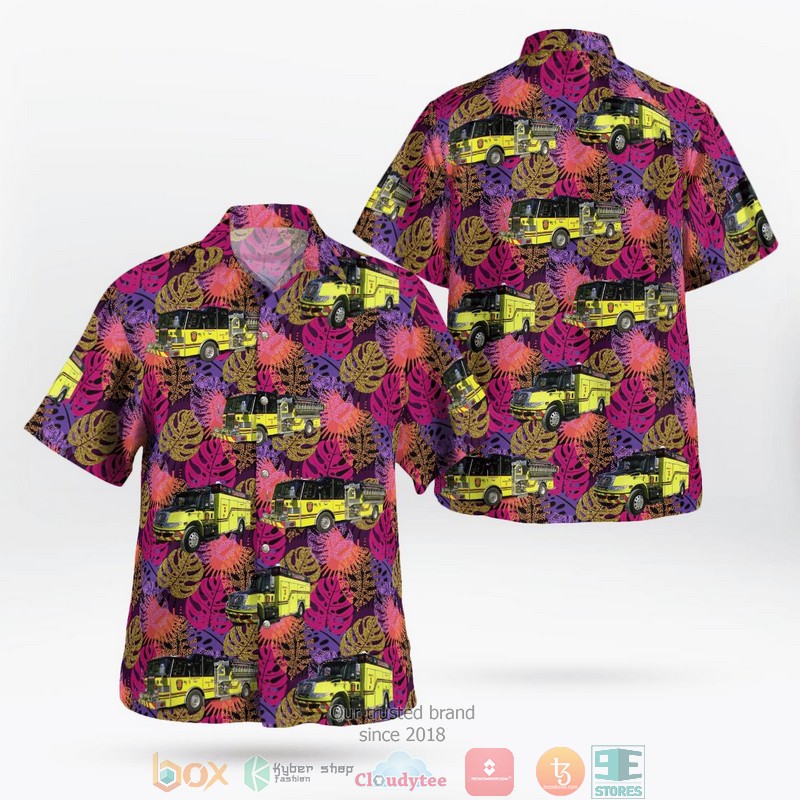 Yeagertown Fire Company Pennsylvania Hawaiian shirt word1