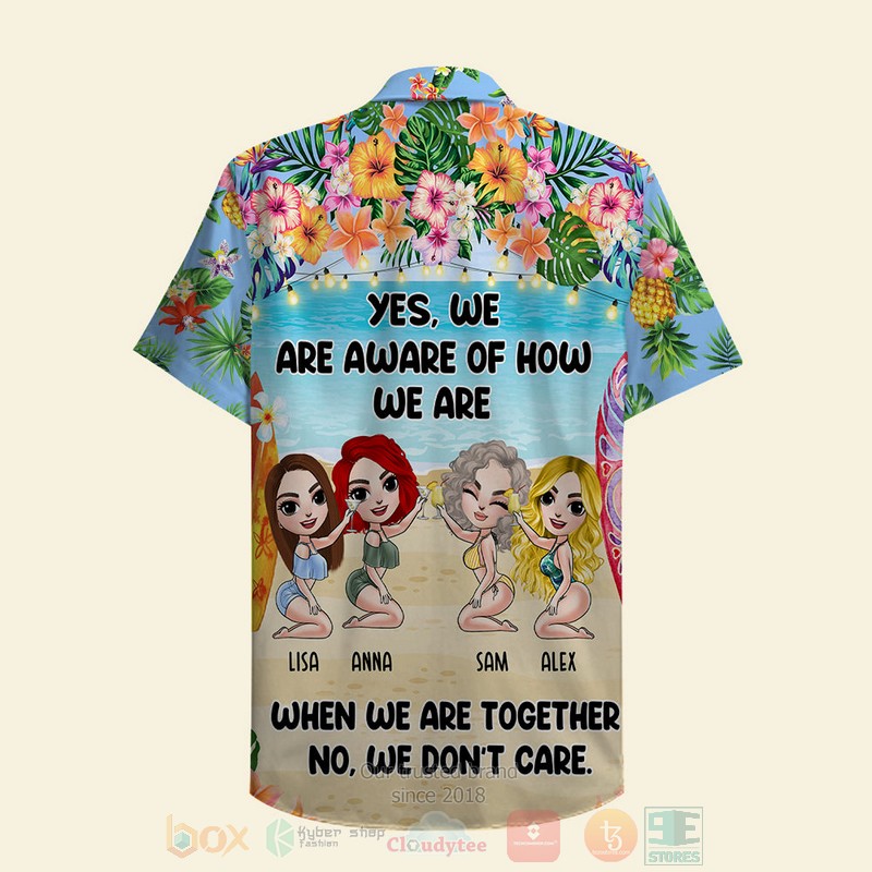 BEST Yes, We Are Aware Of How We Are Custom Name 3D Aloha Shirt word3