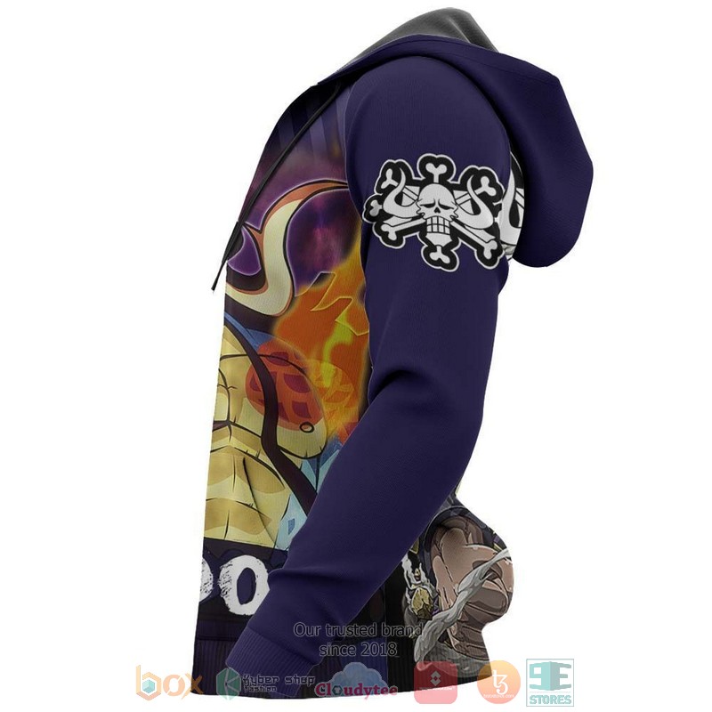 NEW Yonko Kaido One Piece Anime Full Printed 3D Sweater, Hoodie 6 Yonko Kaido One Piece Anime 3D Hoodie Bomber Jacket 1 2 3 4 5