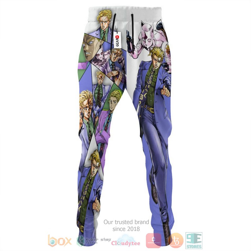 BEST Yoshikage Kira Anime JoJo Adventure Longpants 3 Yoshikage Kira Anime JoJo Adventure Jogger longpants 1 2