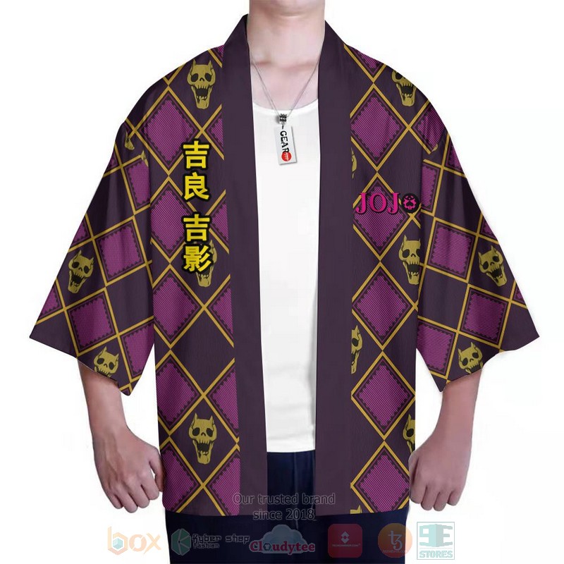Yoshikage Kira JoJos Adventures Anime Inspired Kimono 1