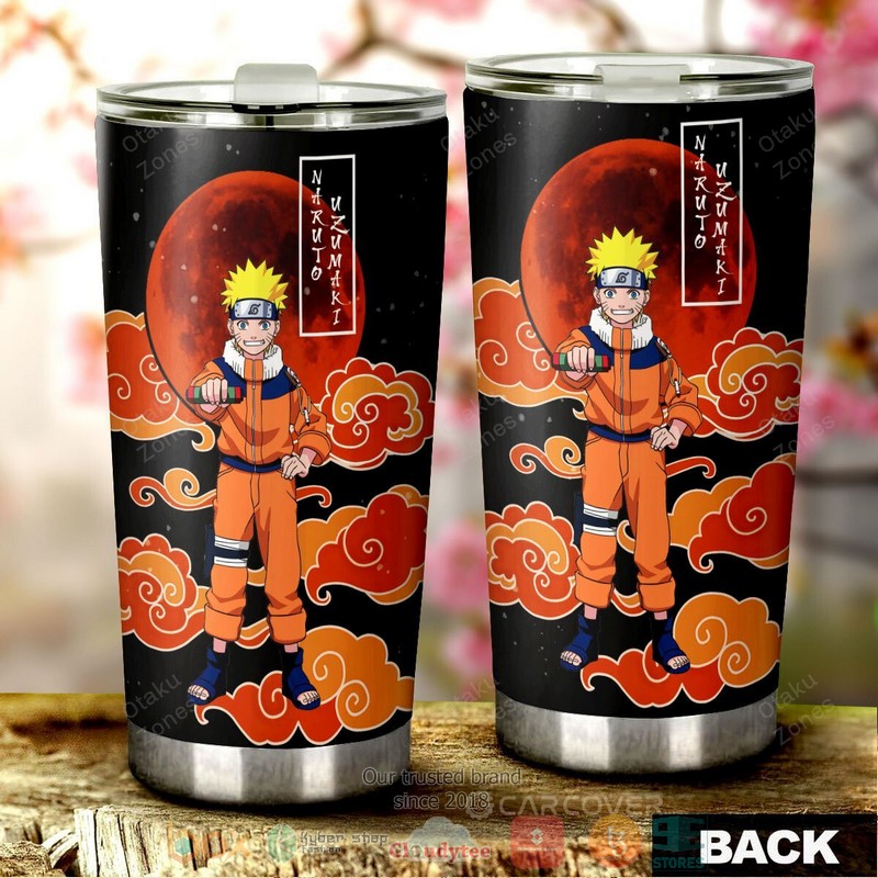 BEST Young Naruto Anime black Tumbler Cup 3 Young Naruto Anime black Tumbler 1 2