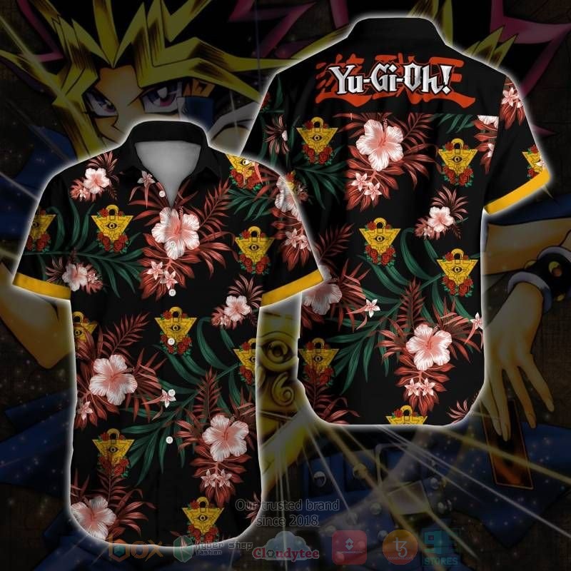 BEST Yu-Gi-Oh All Over Print Tropical Shirt 3 Yu Gi Oh Short Sleeve Hawaiian Shirt
