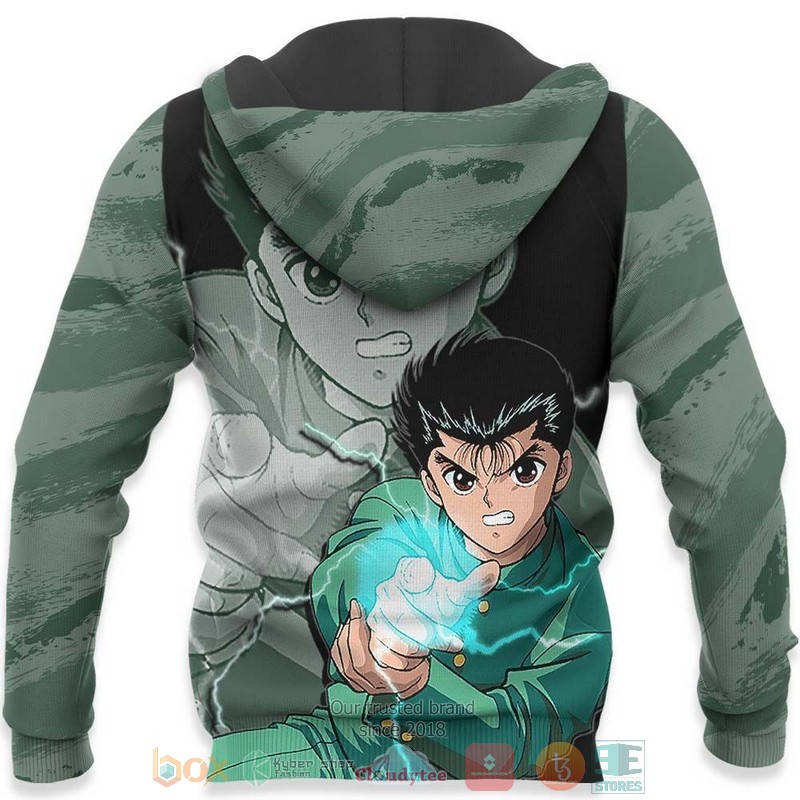 NEW Yusuke Urameshi Yu Yu Hakusho Anime Full Printed 3D Sweater, Hoodie 5 Yusuke Urameshi Yu Yu Hakusho Anime 3D Hoodie Bomber Jacket 1 2 3 4