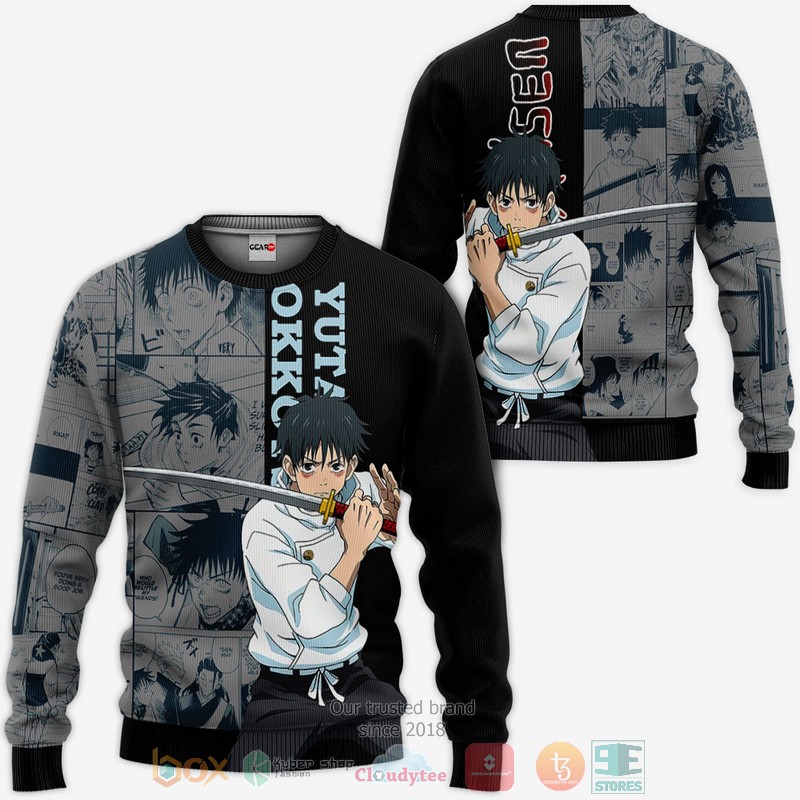 NEW Yuta Okkotsu Jujutsu Kaisen Anime Manga Style Full Printed 3D Sweater, Hoodie 2 Yuta Okkotsu Jujutsu Kaisen Anime Manga Style 3D Hoodie Bomber Jacket 1
