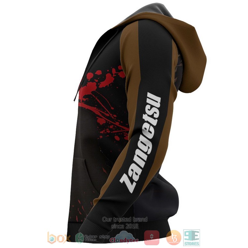 NEW Zangetsu Bleach Anime Full Printed 3D Sweater, Hoodie 6 Zangetsu Bleach Anime 3D Hoodie Bomber Jacket 1 2 3 4 5