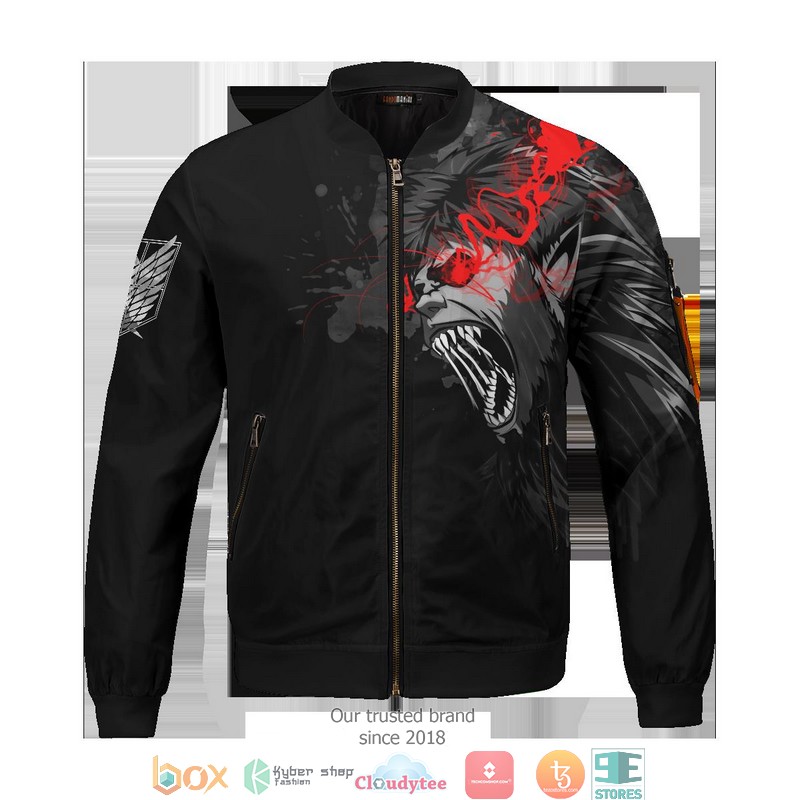 Zeke Summoning Titan Bomber Jacket 3 Zeke Summoning Titan Bomber Jacket word1