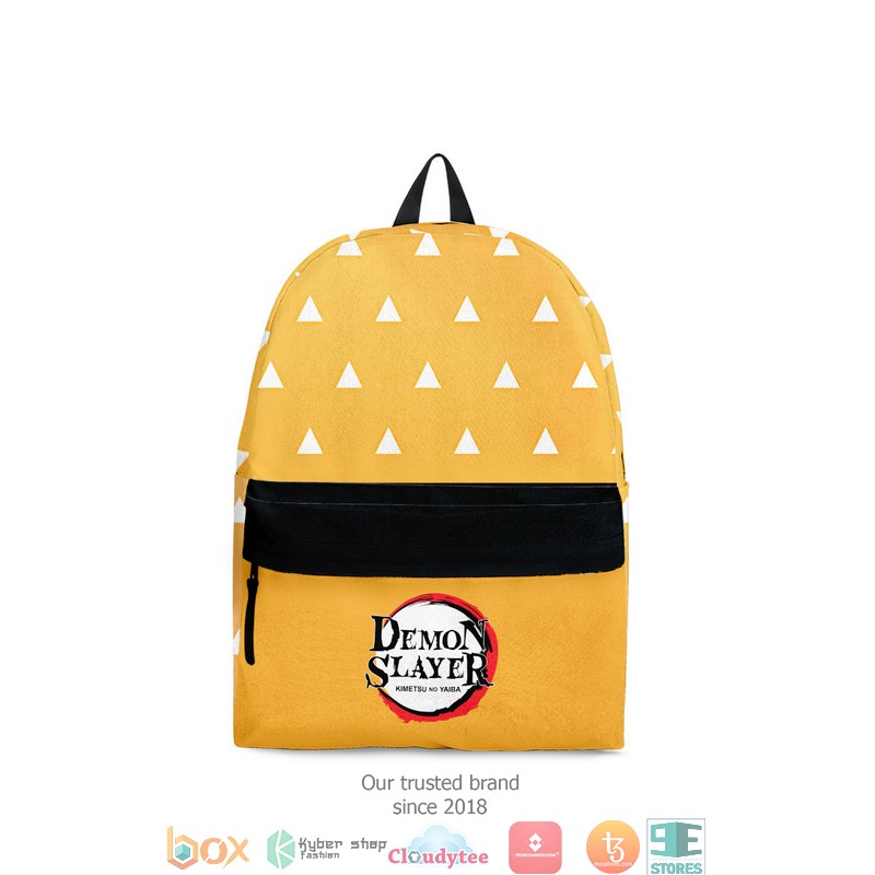 Zenitsu Agatsuma Costume Kimetsu Anime Backpack