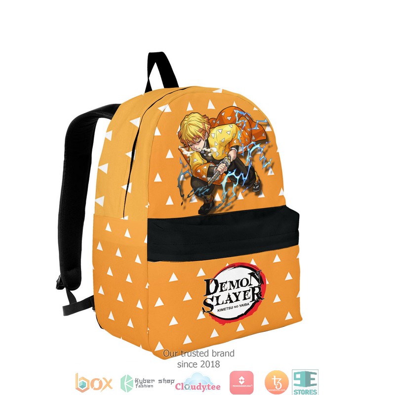 Zenitsu Agatsuma Kimetsu Anime Backpack 1
