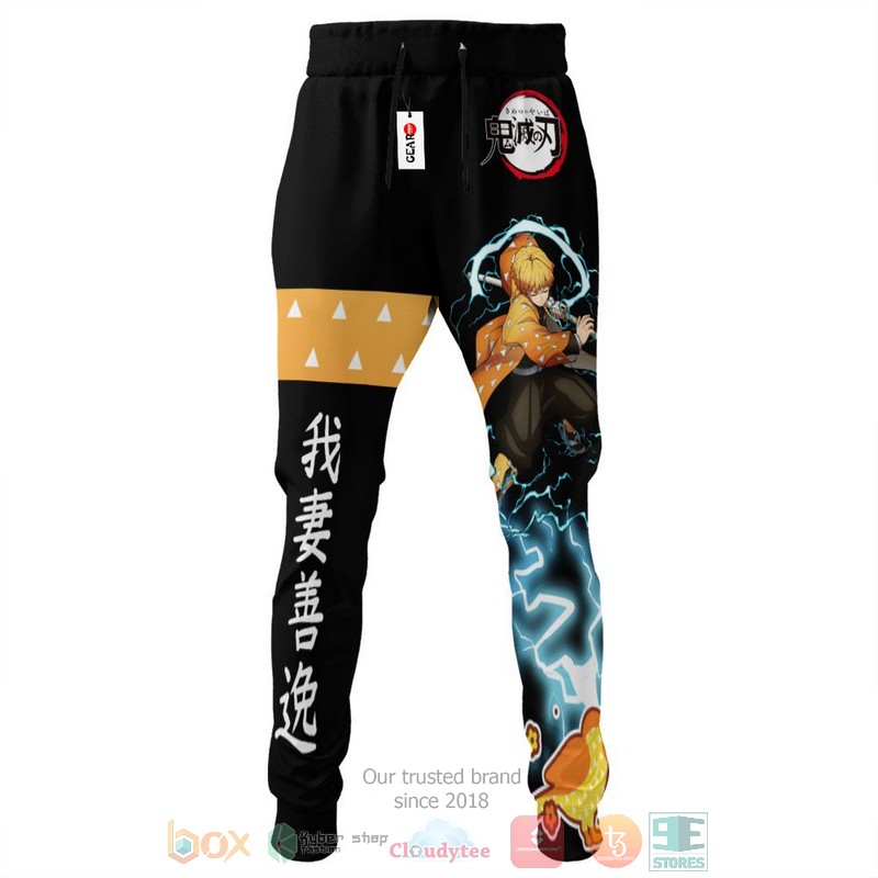 BEST Zenitsu Anime Kimetsu Longpants 3 Zenitsu Anime Kimetsu Jogger longpants 1 2