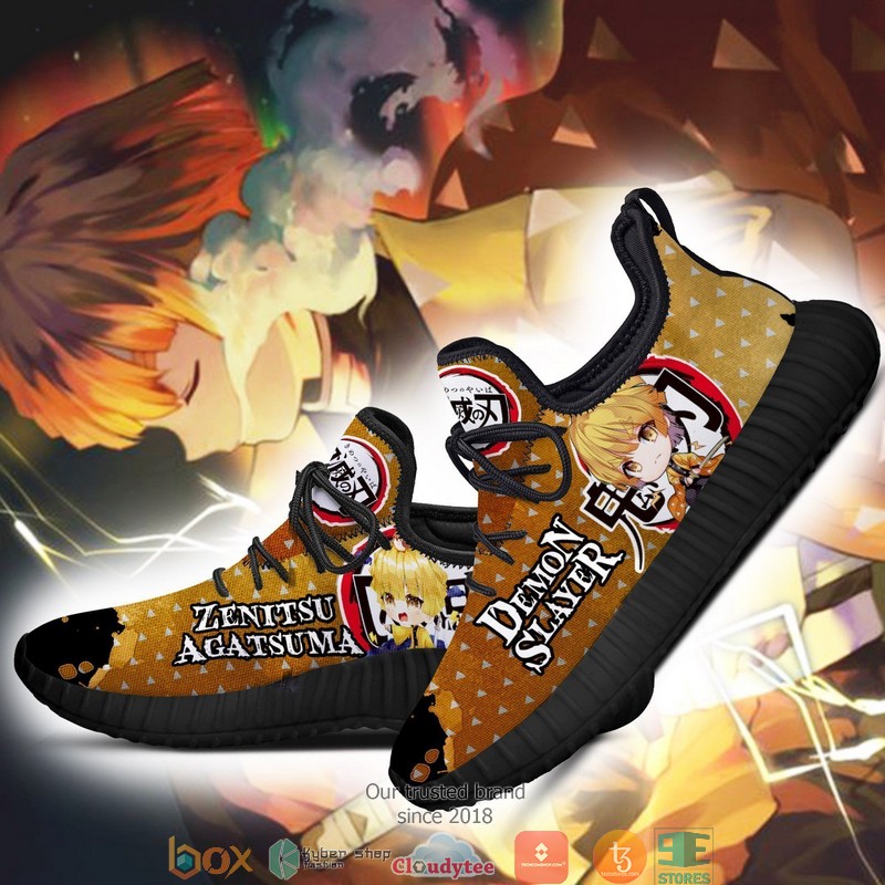 Zenitsu Kimetsu Anime Reze Sneaker Shoes 3 Zenitsu Kimetsu Anime Reze Sneaker Shoes 1 2