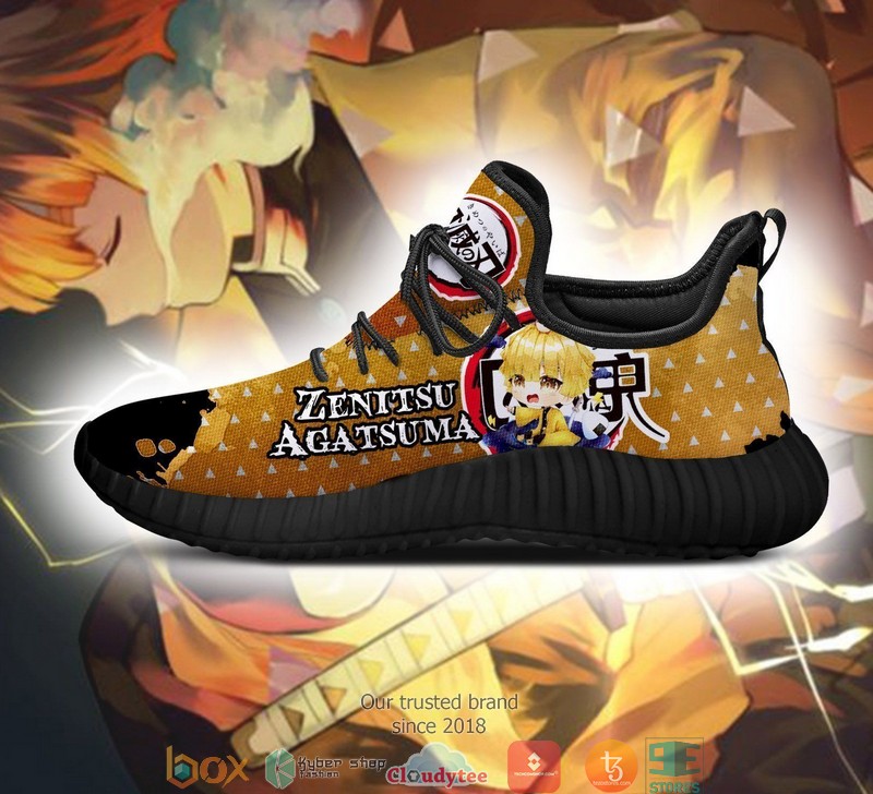 Zenitsu Kimetsu Anime Reze Sneaker Shoes 4 Zenitsu Kimetsu Anime Reze Sneaker Shoes 1 2 3