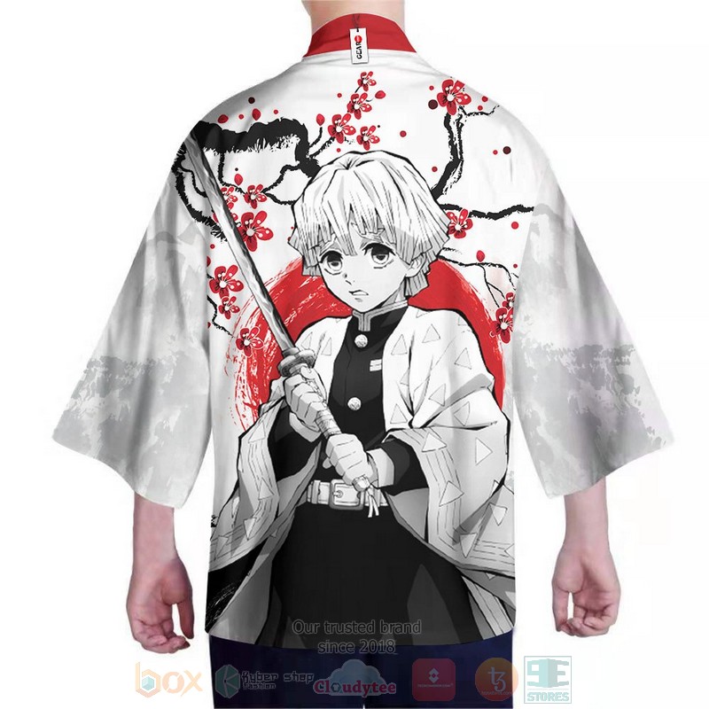 BEST Zenitsu Kimetsu Haori Anime Japan 3D Print Kimono 4 Zenitsu Kimetsu Haori Anime Inspired Kimono 1 2 3