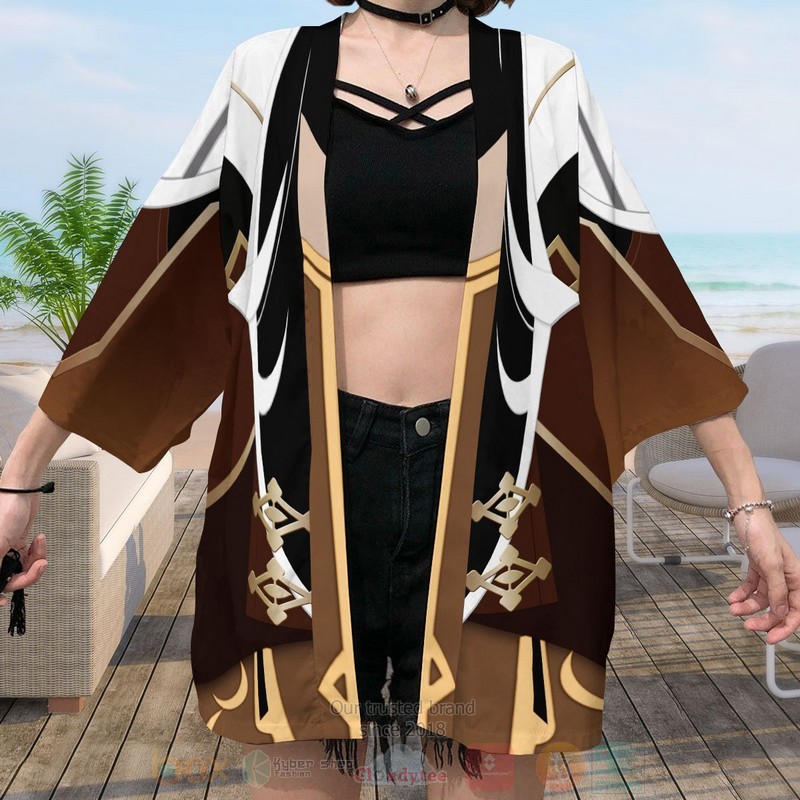 BEST Zhongli Genshin Impact Japan 3D Print Kimono 5 BEST Zhongli Genshin Impact Japan 3D Print Kimono word2