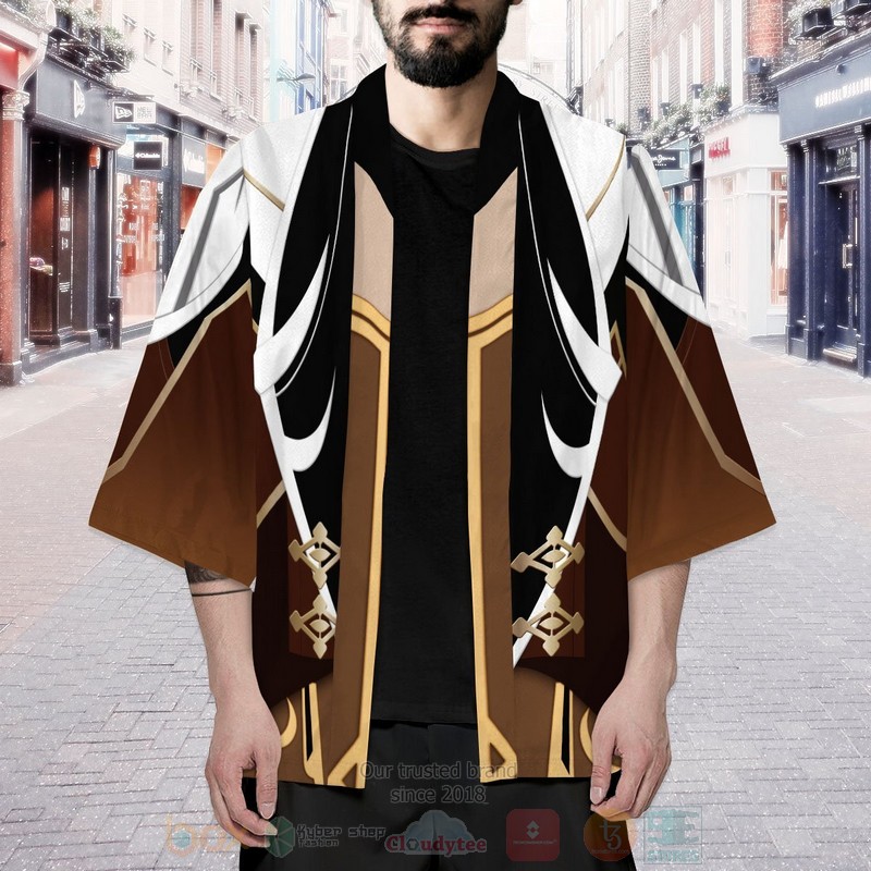 BEST Zhongli Genshin Impact Japan 3D Print Kimono 7 BEST Zhongli Genshin Impact Japan 3D Print Kimono word2
