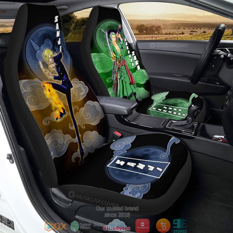 Zoro And Sanji One Piece Anime Car Seat Cover 9 Zoro And Sanji One Piece Anime Car Seat Cover