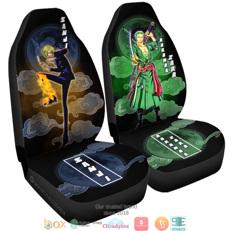 Zoro And Sanji One Piece Anime Car Seat Cover 1 2 3