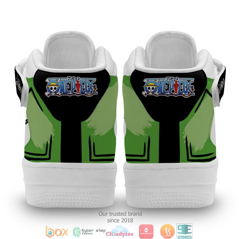 Zoro Anime One Piece for Otaku High Air Force Shoes 3 Zoro Anime One Piece for Otaku High Air Force Shoes 1 2