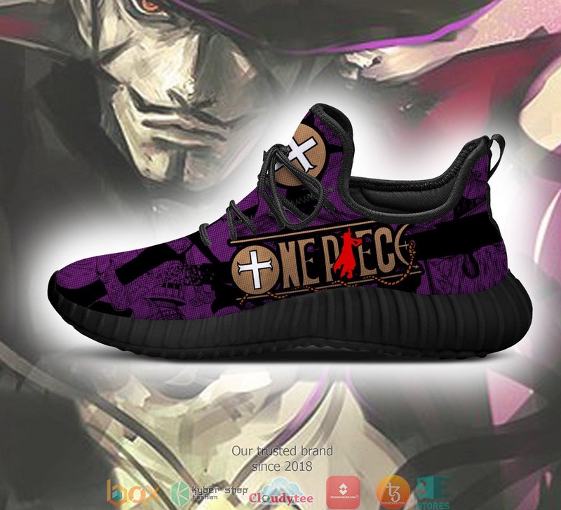 One Piece Dracule Mihawk Anime Reze Sneaker Shoes 4 One Piece Dracule Mihawk Anime Reze Sneaker Shoes 1 2 3