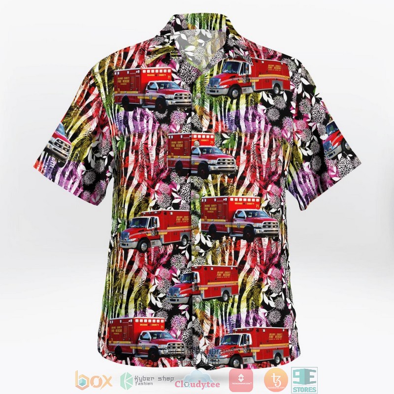 Florida Orange County Fire Rescue Paramedic Hawaiian shirt 3 Florida Orange County Fire Rescue Paramedic Hawaiian shirt word3