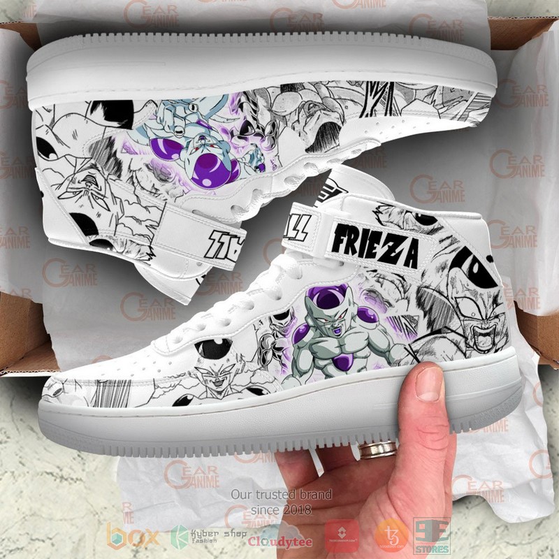 NEW Frieza Dragon Ball Anime Mix Manga High Top Air Force Shoes 4 Frieza Dragon Ball Anime Mix Manga High Air Force Shoes 1 2 3