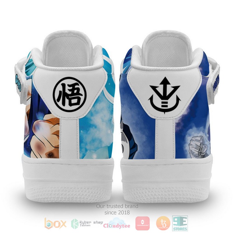 NEW Goku and Vegeta Blue Dragon Ball Anime High Top Air Force Shoes 3 Goku and Vegeta Blue Dragon Ball Anime High Air Force Shoes 1 2
