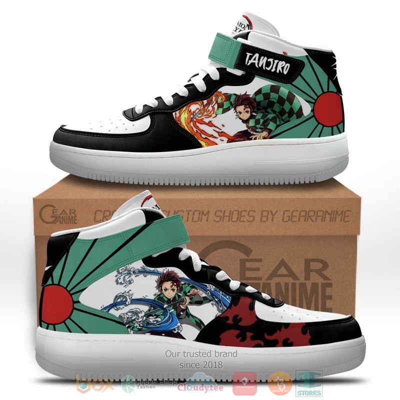 Tanjiro Kamado Anime Demon Slayer High Air Force Shoes