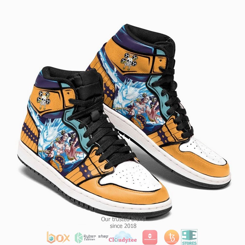 One Piece Enel Anime Air Jordan High Top Shoes 1