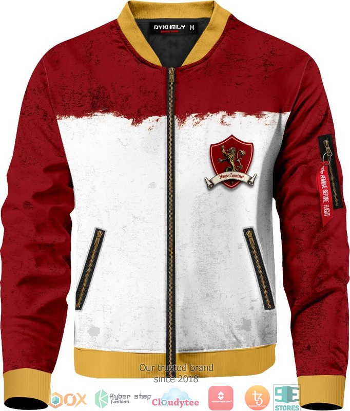 Team Lannister Bomber Jacket word1