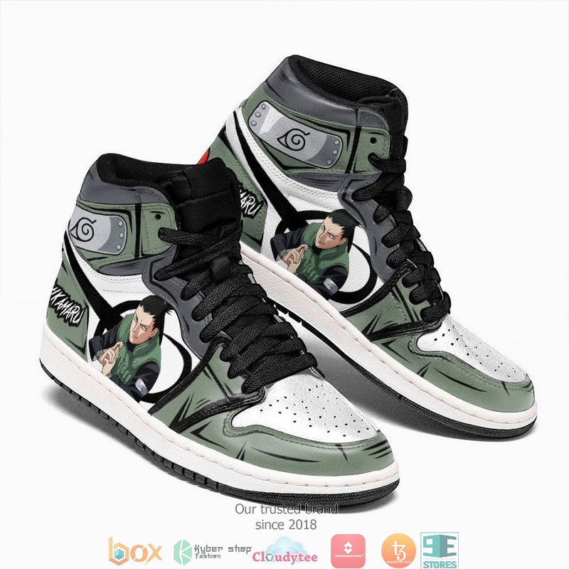 Nara Shikamaru Jounin NRT Anime Air Jordan High Top Shoes 1