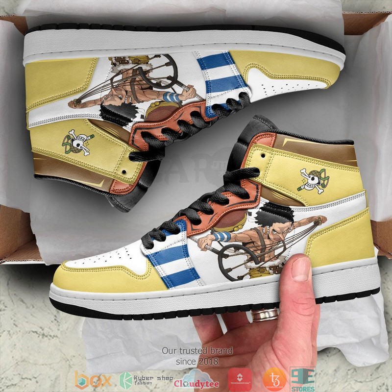 One Piece Usopp Anime Air Jordan High Top Shoes 4 One Piece Usopp Anime Air Jordan High Top Shoes 1 2 3
