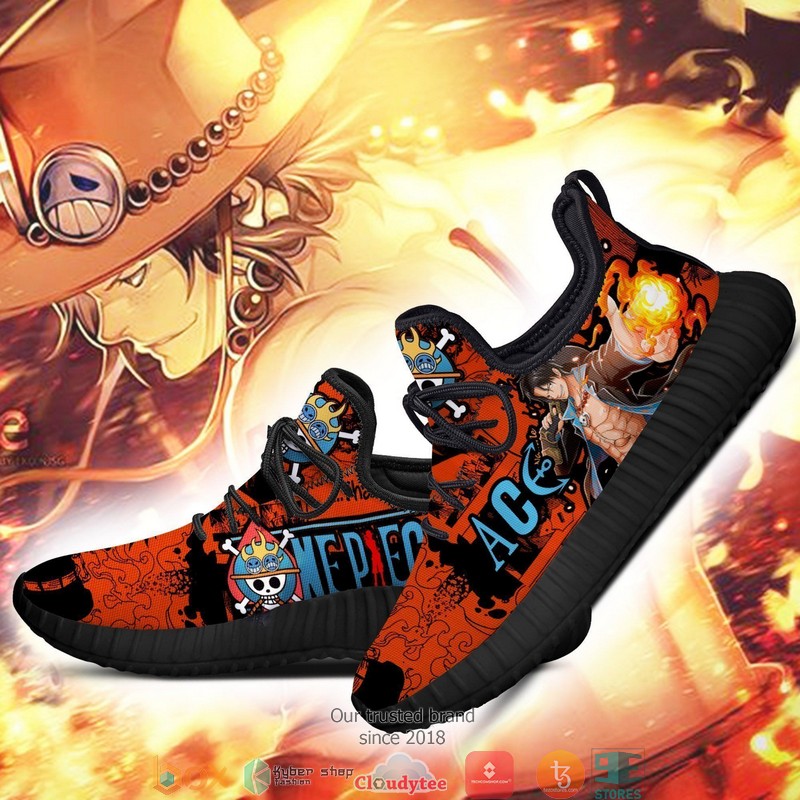 Portgas D Ace One Piece Anime Reze Sneaker Shoes 1