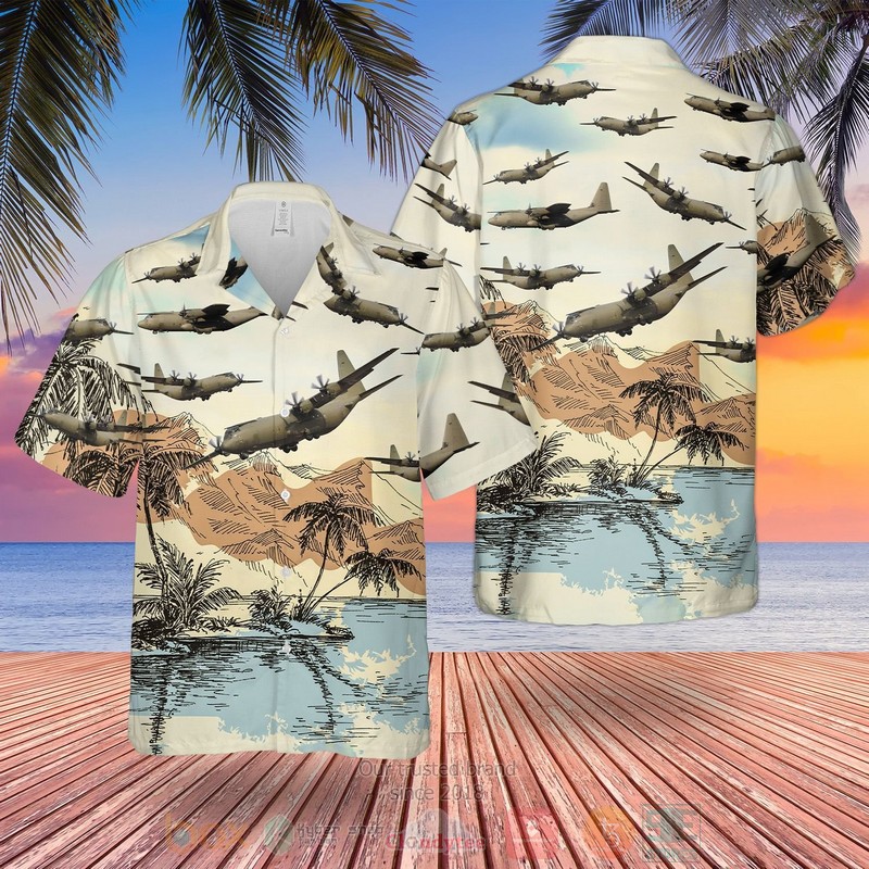 RAF C 130 Hercules Hawaiian Shirt