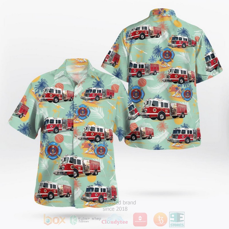 BEST Easton Volunteer Fire Dept. MD 3D Aloha Shirt