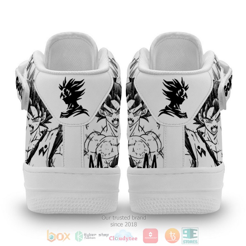 Goku Dragon Ball Anime Mix Manga High Air Force Shoes 1 2
