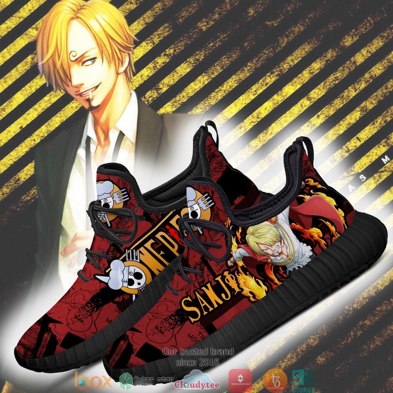 One Piece Vinsmoke Sanji Anime Reze Sneaker Shoes 4 One Piece Vinsmoke Sanji Anime Reze Sneaker Shoes 1 2 3