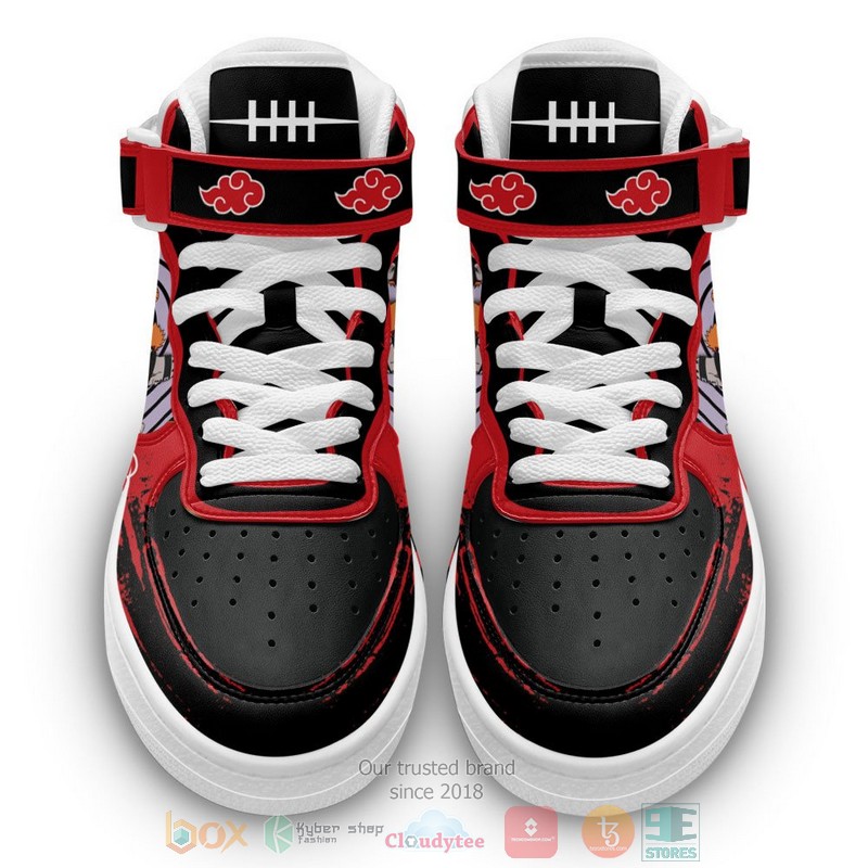 6 Paths of Pain Anime Akatsuki High Air Force Shoes 1