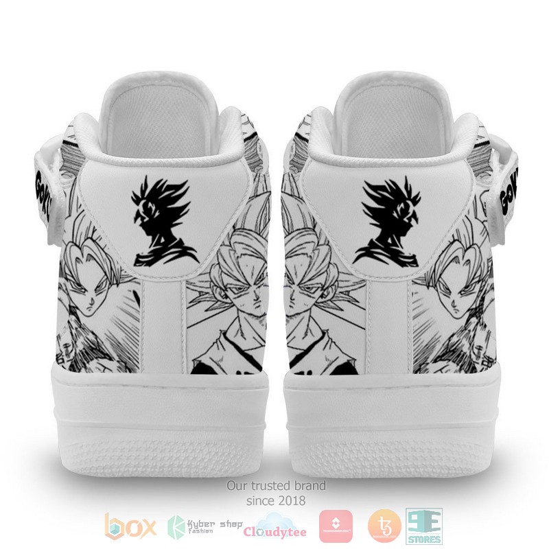 NEW Goku Ultra Instinct Dragon Ball Anime Mix Manga High Top Air Force Shoes 3 Goku Ultra Instinct Dragon Ball Anime Mix Manga High Air Force Shoes 1 2