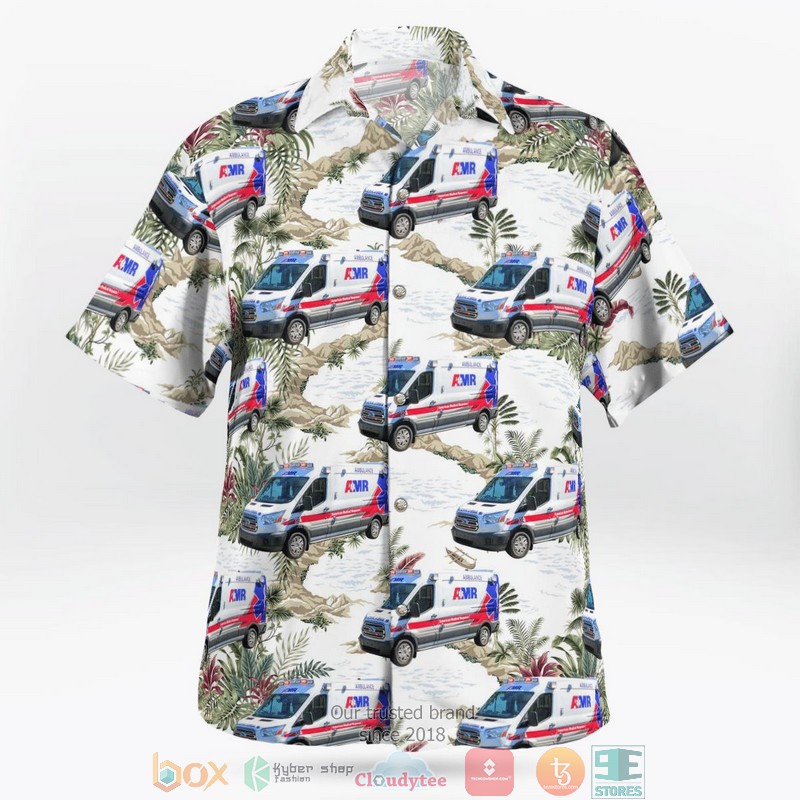 Waterbury Connecticut AMR Waterbury Ambulance Hawaiian Shirt 2 Waterbury Connecticut AMR Waterbury Ambulance Hawaiian Shirt word2