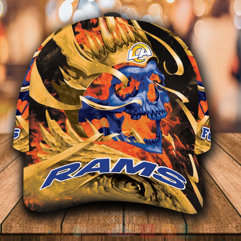 BEST Los Angeles Rams Skull Custom Classic Cap