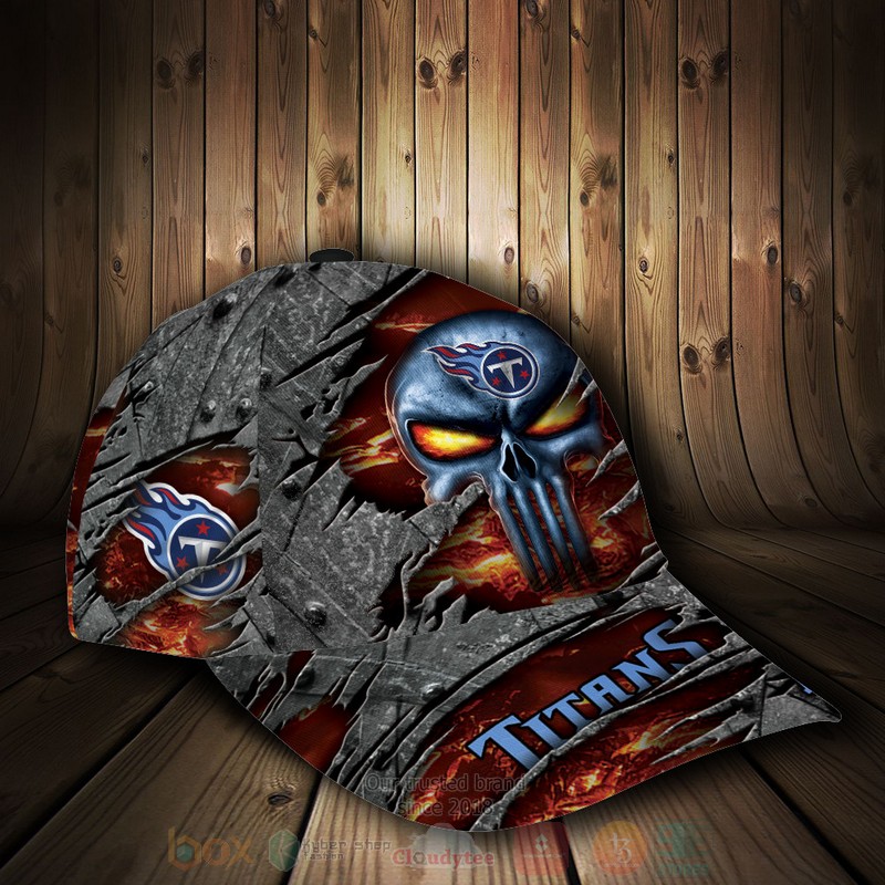 BEST Tennessee Titans Skull NFL Team Custom Name 3D Cap 2 BEST Tennessee Titans Skull NFL Team Custom Name 3D Cap word3