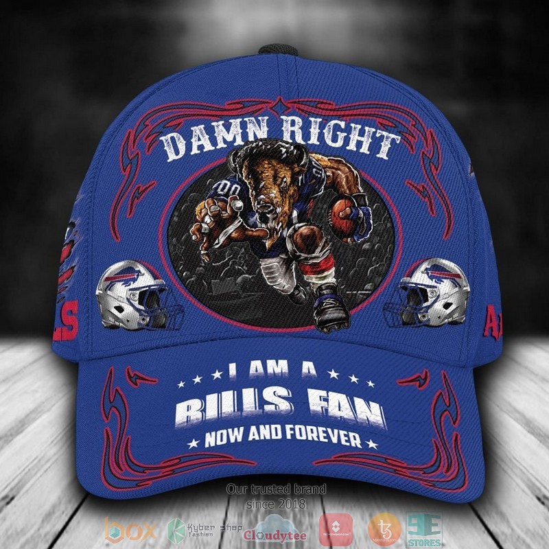 Buffalo Bills Mascot NFL Custom Name Cap