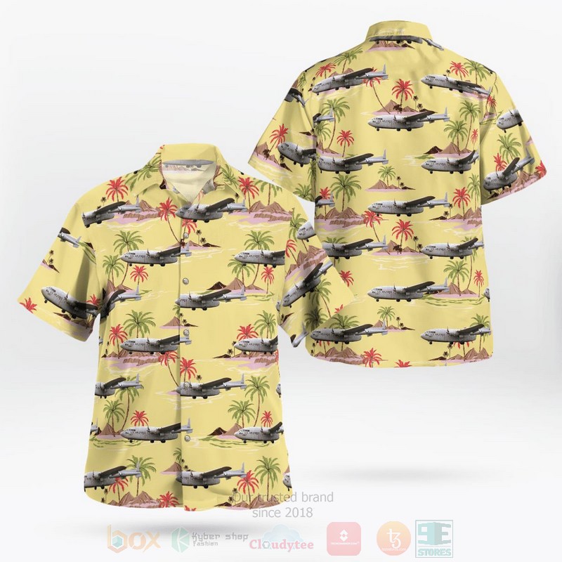 BEST 82nd Airborne Division War Memorial Museum, Fairchild C-119G Flying Boxcar 3D Aloha Shirt word2