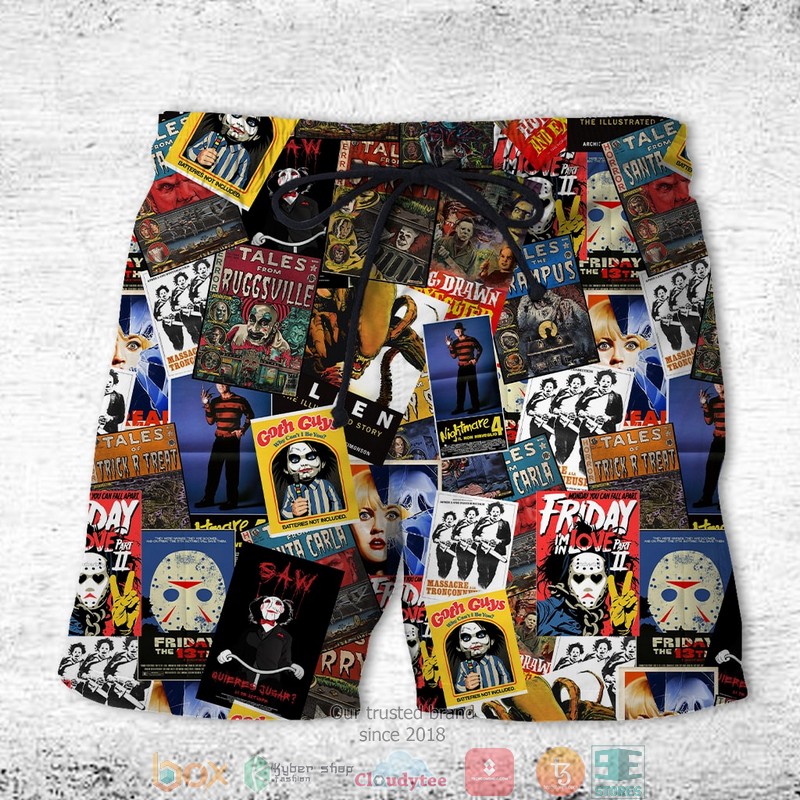 Horror Movie Film Hawaiian Shirt, Short 5 Horror Movie Film Hawaiian Shirt, Short word3