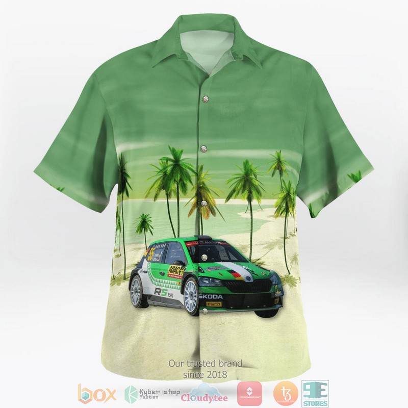 NEW ADAC Rallye Deutschland 2019 Skoda Fabia R5 Evo Aloha Shirt 2 NEW ADAC Rallye Deutschland 2019 Skoda Fabia R5 Evo Aloha Shirt word2