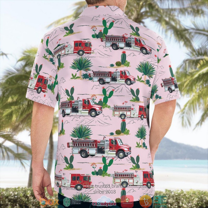 Abita Springs Louisiana St Tammany Fire District 8 Hawaiian Shirt word1