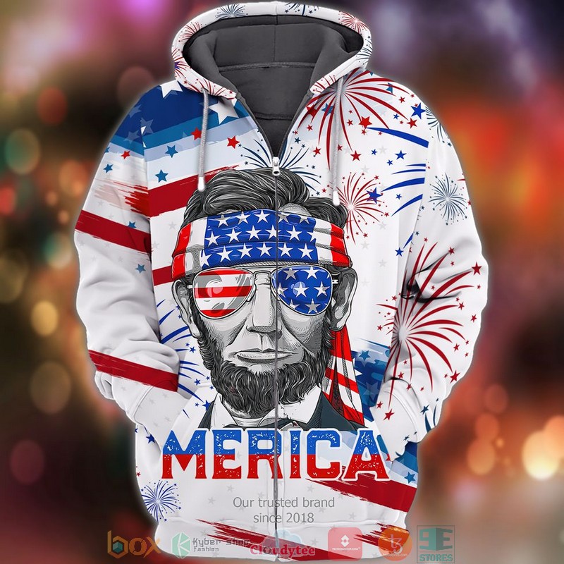 Abraham Lincoln Merica Independence day Shirt, hoodie 1 Abraham Lincoln Merica Independence day Shirt, hoodie word2