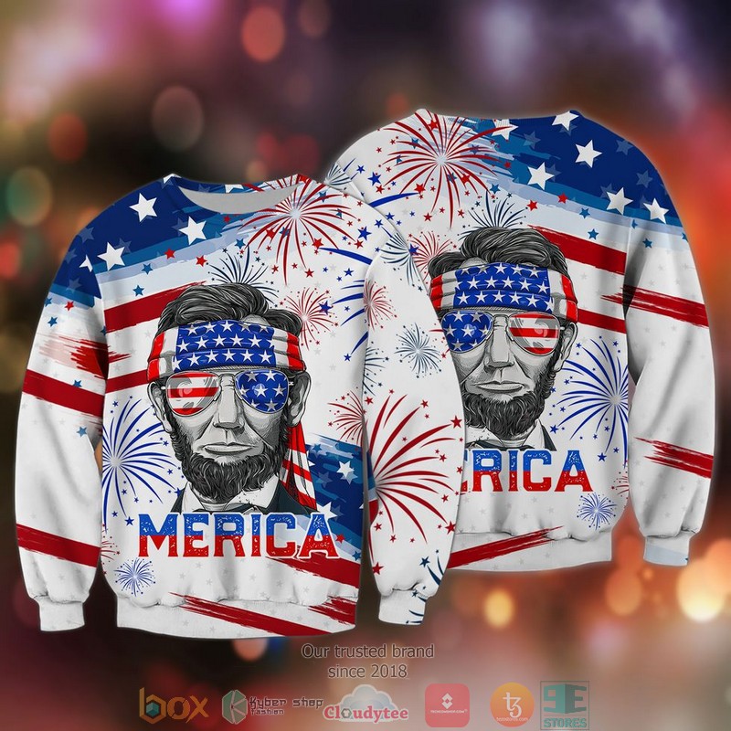 Abraham Lincoln Merica Independence day Shirt, hoodie 3 Abraham Lincoln Merica Independence day Shirt, hoodie word2