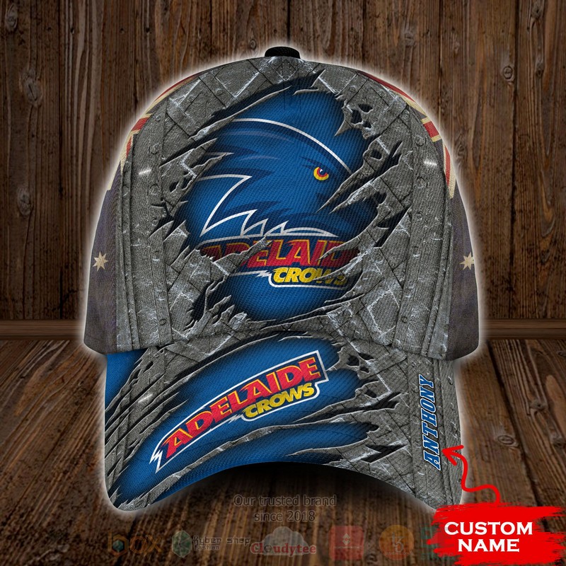 BEST Adelaide Crows AFL Custom Name 3D Cap