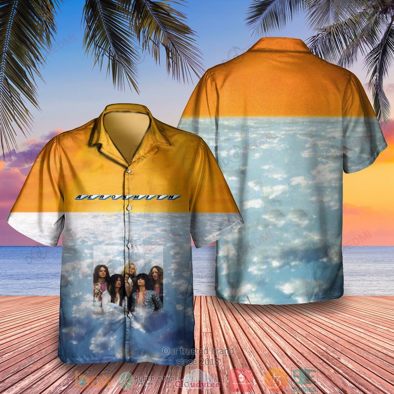 BEST Aerosmith Band A Band Aloha Shirt